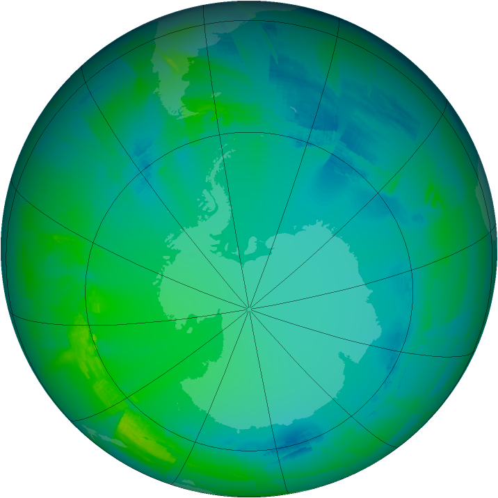 Ozone Map 2009-07-21